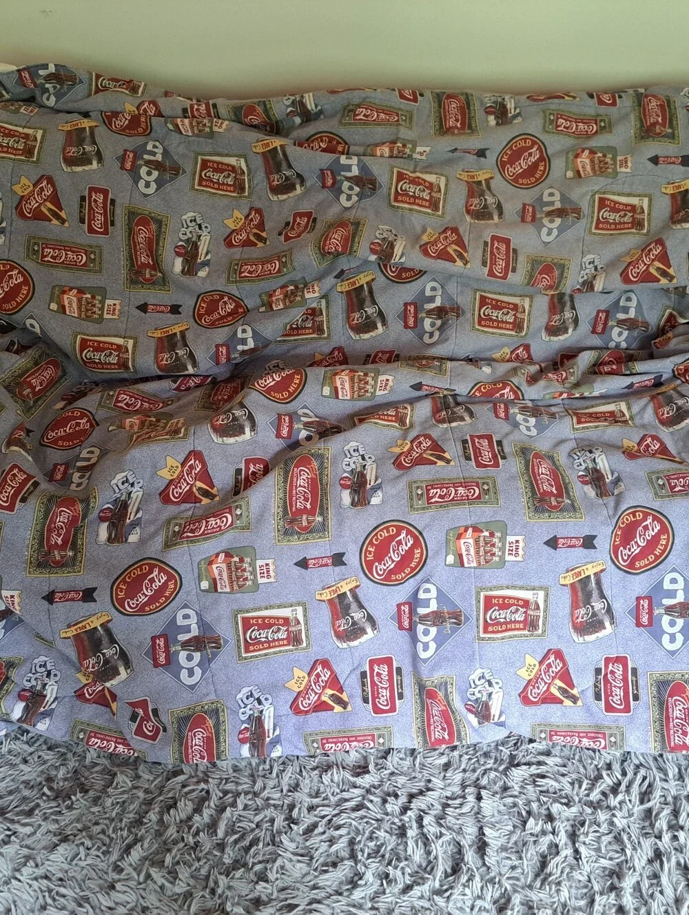 Coca Cola Comforter And Pillow Cases